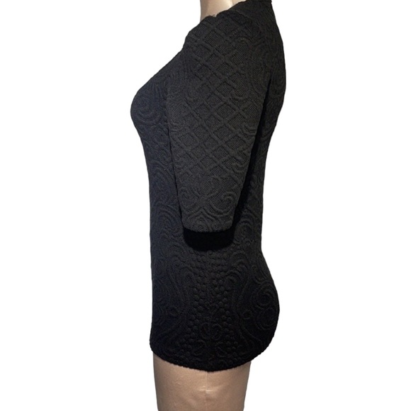 Anthropologie - Deletta  black top. Size S. Beautiful detail - Picture 5 of 7